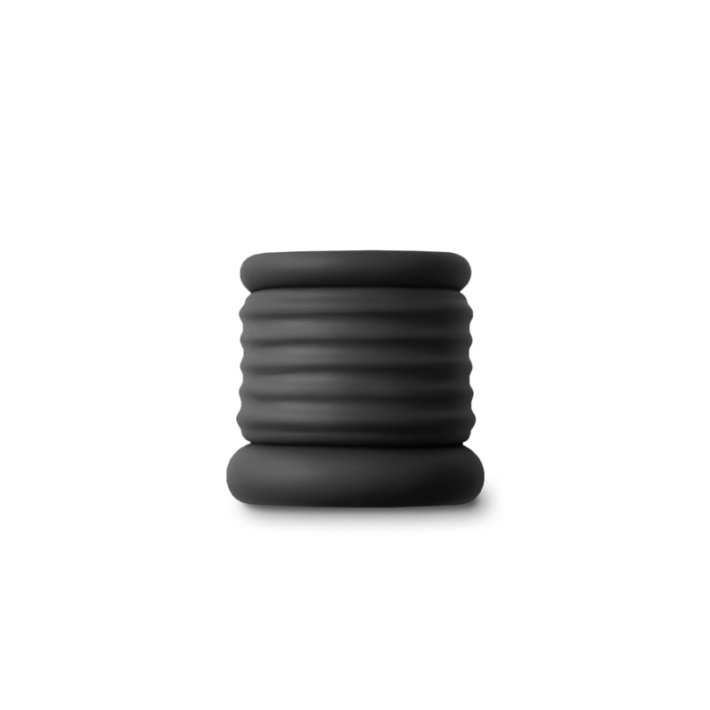 nsnovelties Renegade Buster Silicone Ball Stretcher - Black - NSN-1113-63