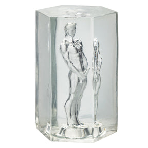 CalExotics Romeo Clear Masturbator Stroker — 3.75in Compact - SE0892553