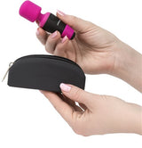 BMS Factory Palm Power Pocket Mini Wand Vibrator — Fuchsia - BMS30828