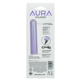 CalExotics Aura Rounded Purple Mini Vibrator — 5 in - SE0648123