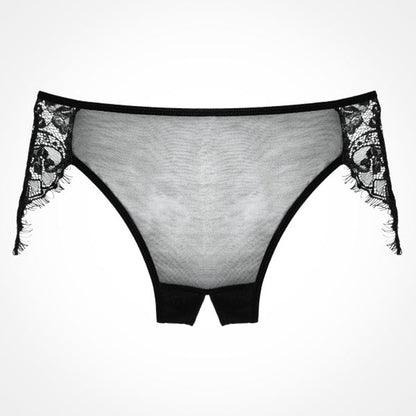Adore Lavish & Lace Panty - One Size - Black by Allure Lingerie