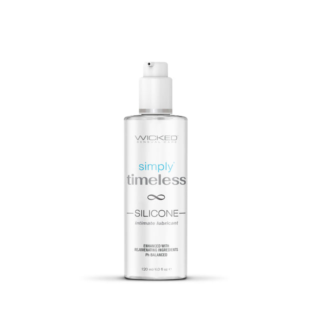 Wicked Sensual Care Simply Timeless Silicone-Based Lubricant, 4 oz - WS-91310