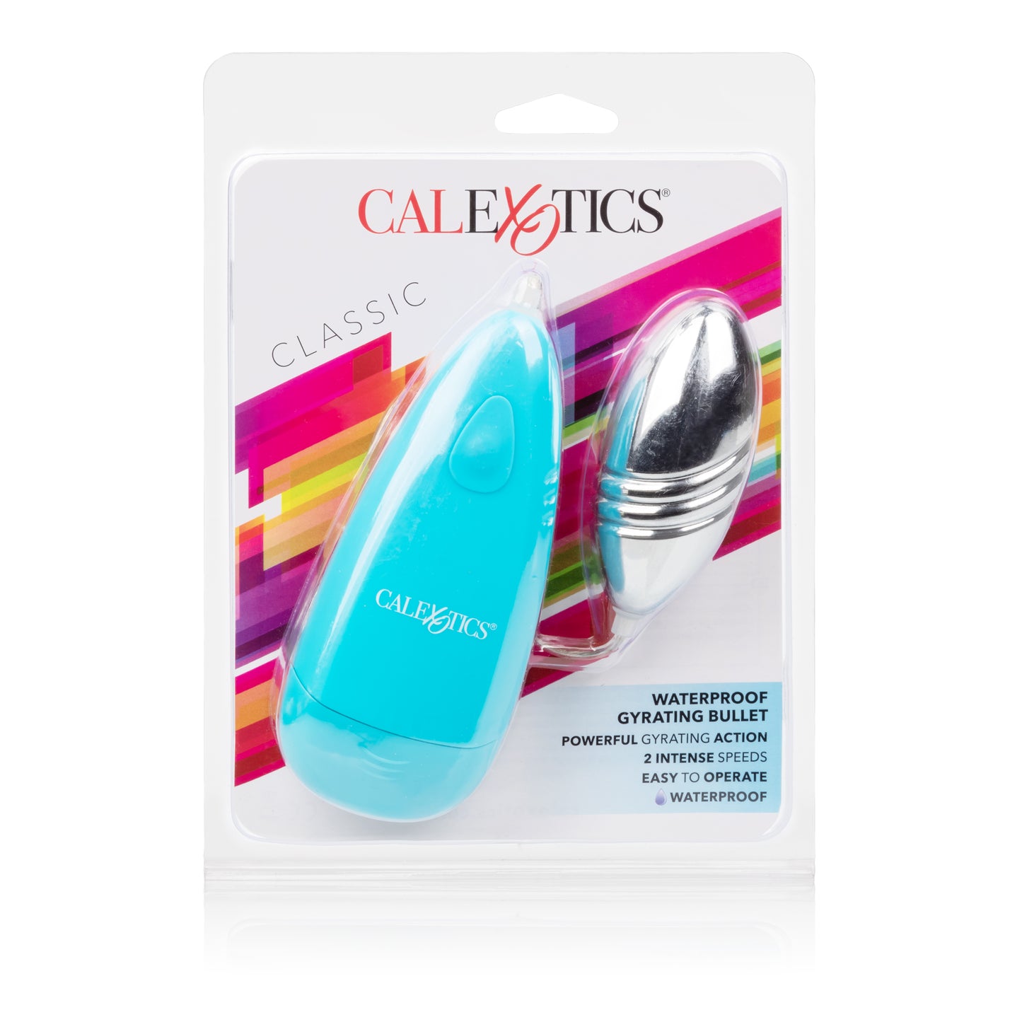 Waterproof Gyrating Bullet - Blue by CalExotics