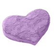 Liberator Heart Wedge Pillow, Purple Microvelvet (18 x 14 x 7 in) - L3241