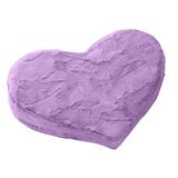 Liberator Heart Wedge Pillow, Purple Microvelvet (18 x 14 x 7 in) - L3241