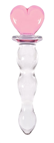 nsnovelties Crystal Heart of Glass Vibrator — Pink - NSN0705-14