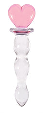 nsnovelties Crystal Heart of Glass Vibrator — Pink - NSN0705-14