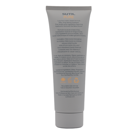 SUTIL Pure Water-Based Lubricant for Sensitive Skin — 8 oz - S0475