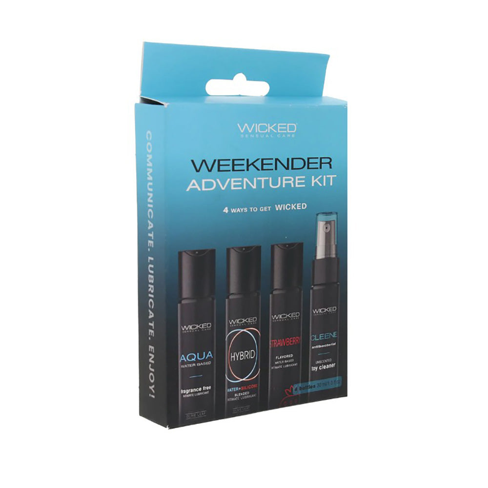Wicked Weekender Lube Kit — 4 Pack of 1oz Travel Bottles - WS-99350
