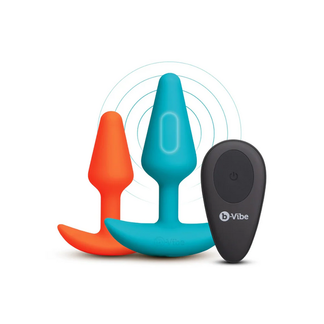 b-Vibe Butties Anal Training Set — 2-Piece Plug Bundle - BV7964