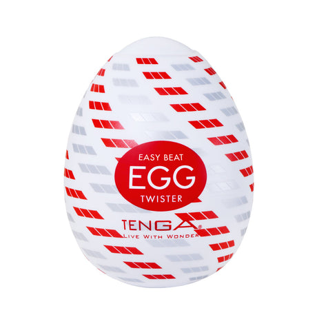 Tenga Egg Standard Twister Stroker — 180° Spiral Ribs - TN216S