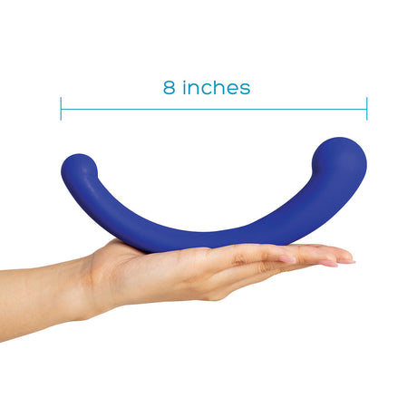 plusOne Dual Vibrating Arc Anal Massager, USB Rechargeable - PO6705