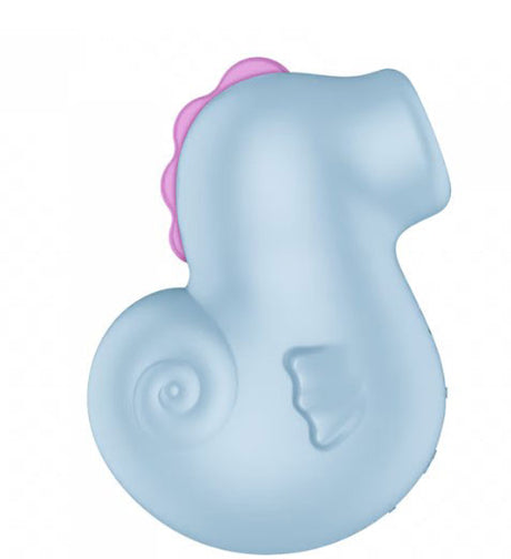Satisfyer Sea Pony Air-Pulse Clitoral Vibrator — Baby Blue - SAT-4081403