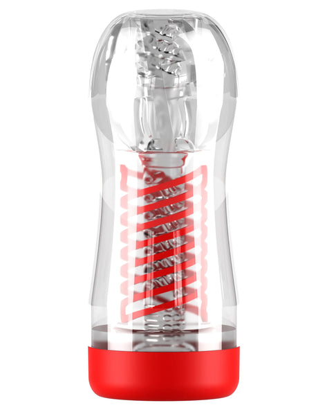 Pipedream ViewTube 2 See-Thru Stroker — Clear, 7.1 in - PDRD544