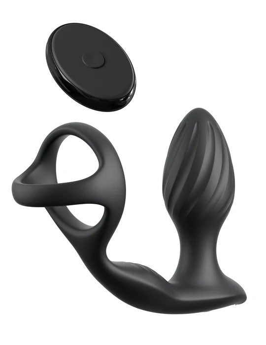 Pipedream Ass-Gasm Gyro-Milk Pro Anal Stimulator — Black - PD4797-23