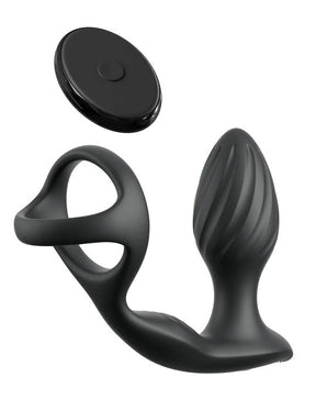 Pipedream Ass-Gasm Gyro-Milk Pro Anal Stimulator — Black - PD4797-23