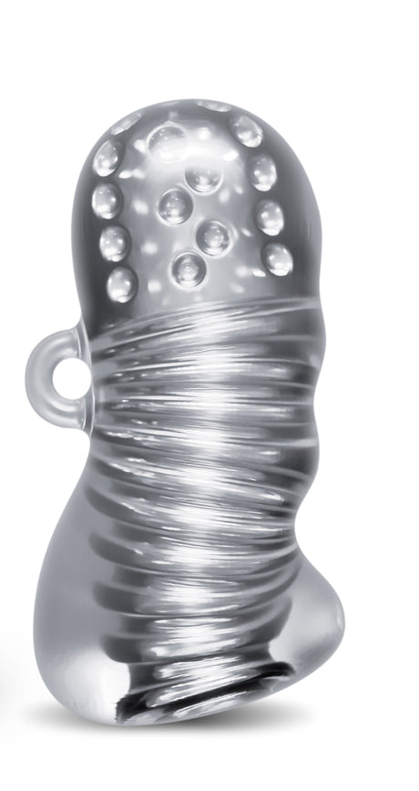 Blush Rize Squeezy Clear Masturbation Sleeve, 4.5 in - BL-72309