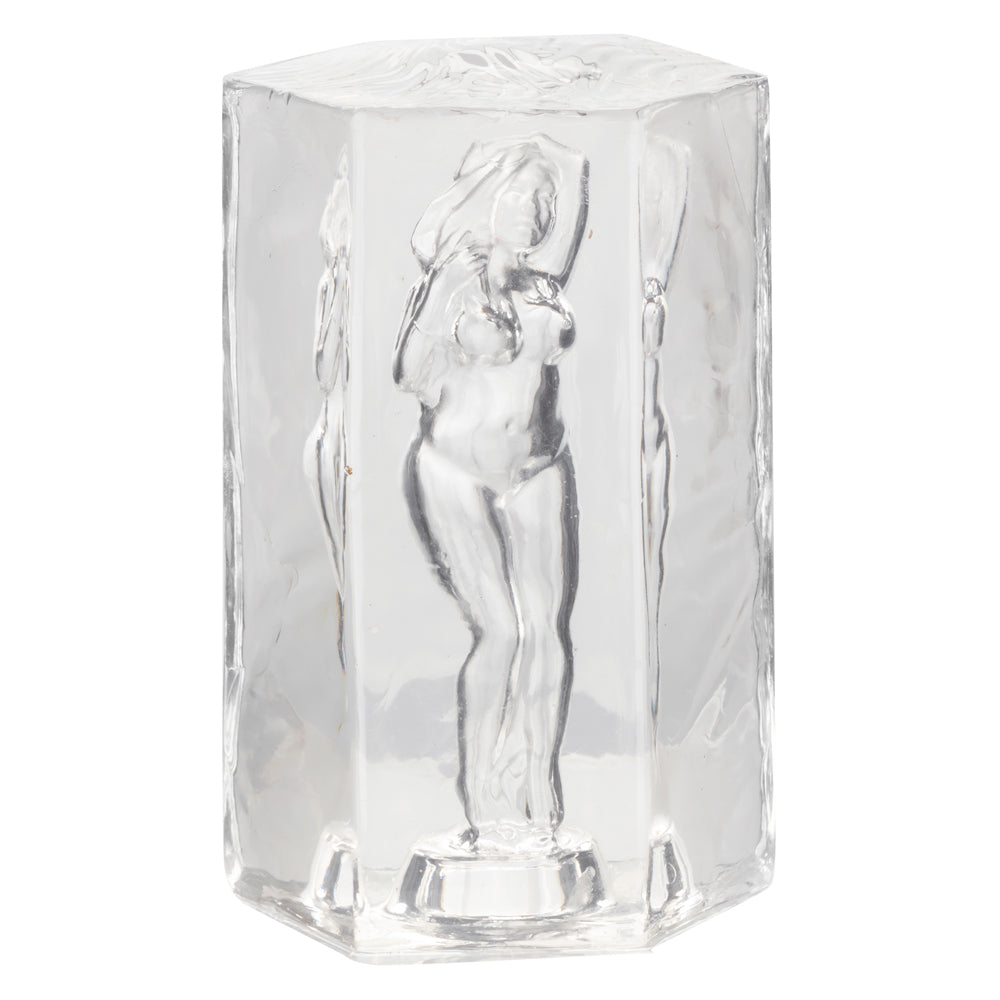 CalExotics Girls Girls Girls Olivia Clear Masturbator Sleeve, 3.75 x 2.25 in - SE0892153