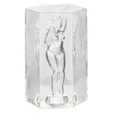CalExotics Girls Girls Girls Olivia Clear Masturbator Sleeve, 3.75 x 2.25 in - SE0892153