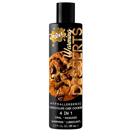 Wet Warming Desserts Flavored Lubricant — Baked Gooey Chocolate (3 oz) - WT863