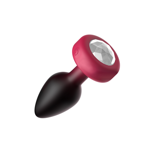 Viben Eluxe Vibrating Anal Plug — Ruby Ombre, Small, Remote - VB-CC9154
