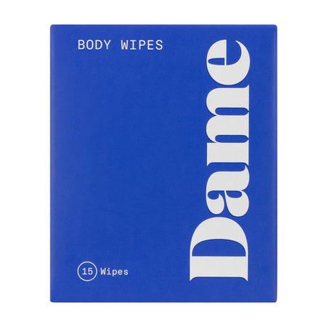 Dame pH-Balanced Body Wipes — 15 Count, Aloe & Cucumber - DM1340