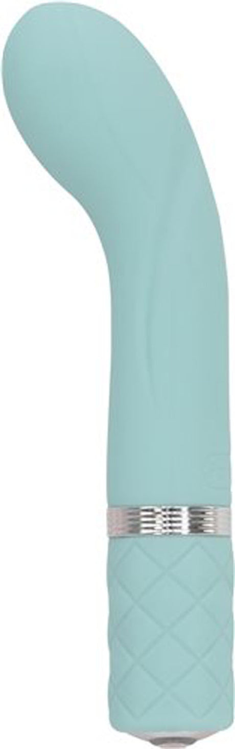 BMS Factory Pillow Talk Racy Teal Mini Rechargeable Vibrator - BMS-26919