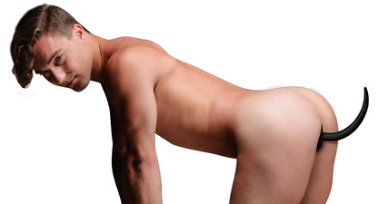 Xl Silicone Puppy Tail Butt Plug by XR Brands