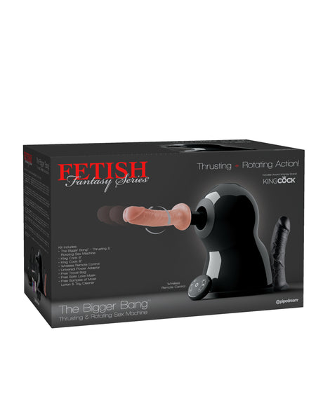 Pipedream Fetish Fantasy Bigger Bang Thrusting & Rotating Sex Machine Kit - PD3766-00