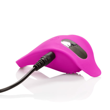 CalExotics Silicone Rechargeable Teasing Ring — 7 Functions - SE1841103
