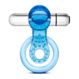 "Stay Hard 10 Function Vibrating Tongue Ring - Blue BL-66092"