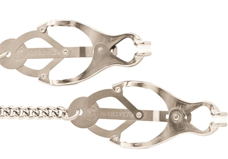 Spartacus Endurance Butterfly Nipple Clamps with Link Chain - SPF-16
