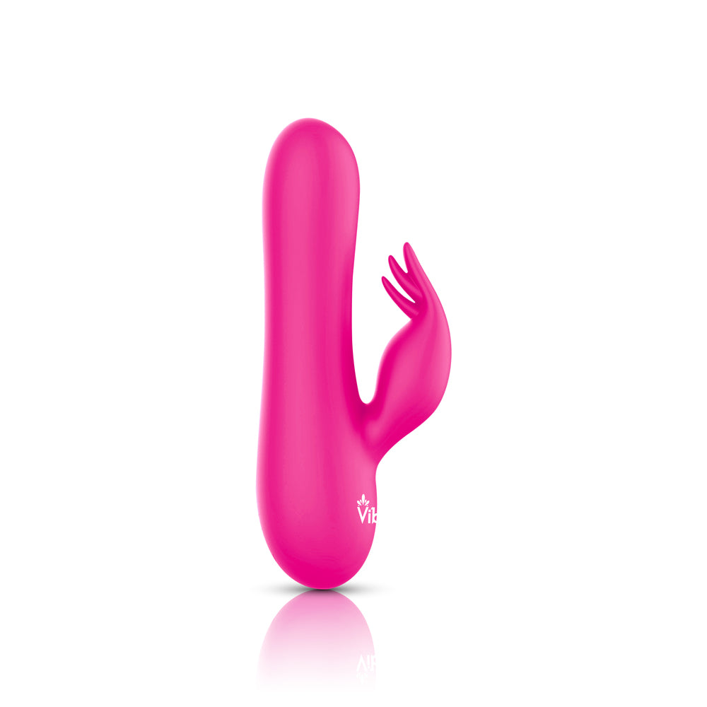 Viben Freyja Mini Rabbit G-Spot Vibe — Triple Ticklers, Hot Pink - VB-75029