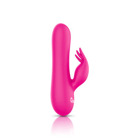 Viben Freyja Mini Rabbit G-Spot Vibe — Triple Ticklers, Hot Pink - VB-75029