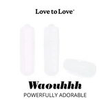 Love To Love Waouhhh Bullet Vibrator — Black Onyx, 7 Modes - LV0318