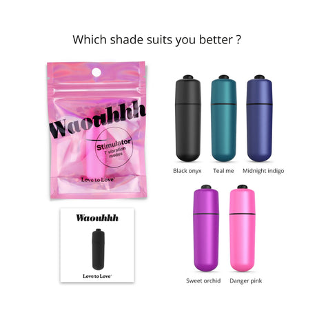 Love To Love Waouhhh Pocket Bullet Vibrator — Danger Pink - LV0325
