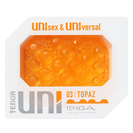 Tenga UNI Topaz Reversible Disposable Sleeve with Sample Lotion - TN703