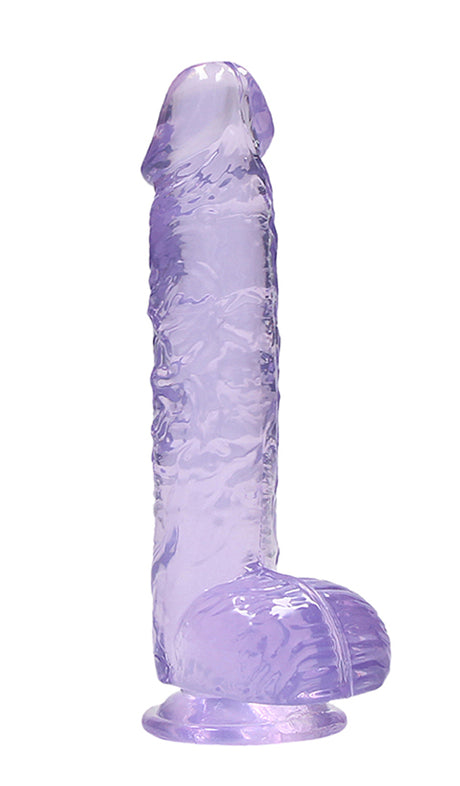 Shots 6 Inch Realistic Dildo with Suction Cup — Purple - SH-REA090PUR