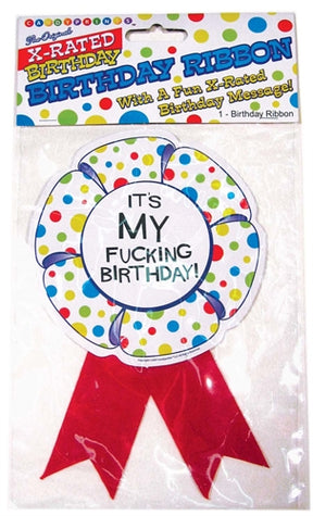 Little Genie X-Rated Birthday Award Ribbon — Adult Party Novelty - CP-544