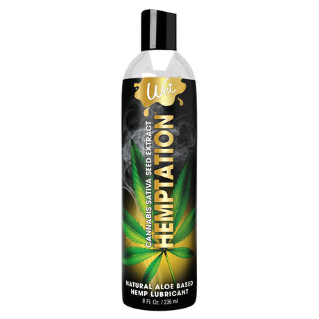 Wet Hemptation Aloe & Cannabis Seed Personal Lubricant, 8 fl oz - WT0181