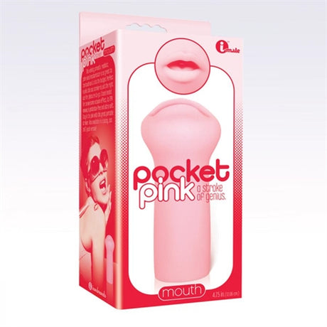 Icon Brands Pocket Pink Mouth Masturbator Sleeve - IC2330-2
