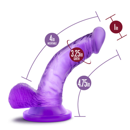 Naturally Yours - 4 Inch Mini Cock - Purple by Blush