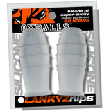 OXBALLS Lankyz Silicone Nipsuckers — Clear, 2.7 in Depth - OX-3211-CLR