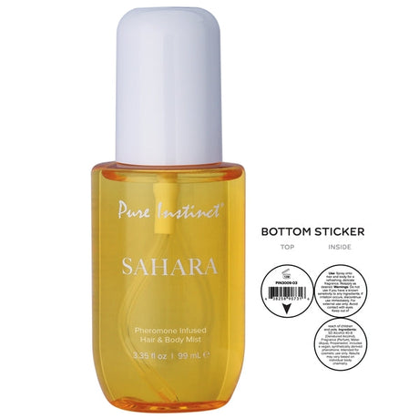 Pure Instinct Sahara Pheromone Hair & Body Mist, 3.35 fl oz (99 mL) - PIN3009-03