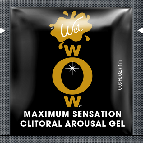 Wet wOw Max Clitoral Pleasure Gel, 0.03 fl oz (1 ml) - WT5558