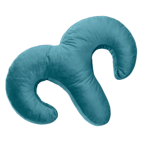 Liberator Arie Duo Spooning Pillow — Blue with Rouge Palm - L3711