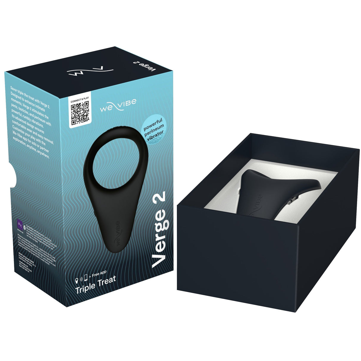 We-Vibe We‑Vibe Verge 2 Wearable Perineum Stimulator — Black - WE3215