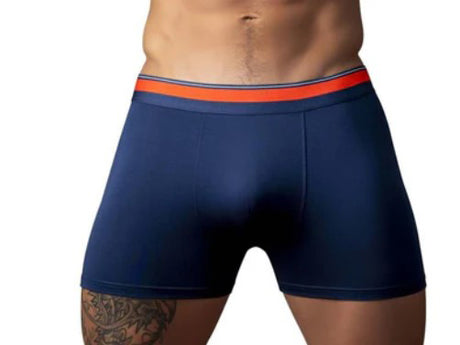 Male Power Soo Cumfy Boxer Brief — Small, Navy (95% Modal, 5% Spandex) - MP-160299NVS