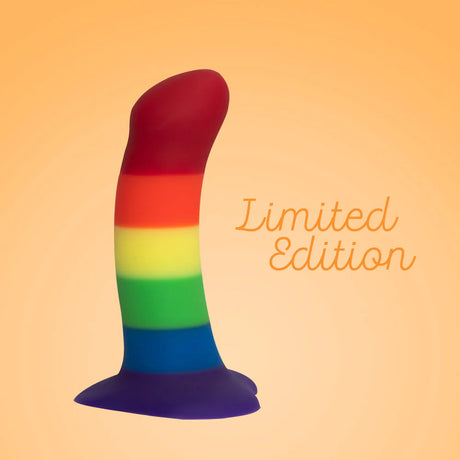 Fun Factory Rainbow Amor Anal Dildo — Suction Base, Rideable Shape - FN407RNBW