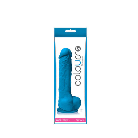 Colours Pleasures - 5 Inch Dildo - Blue by nsnovelties